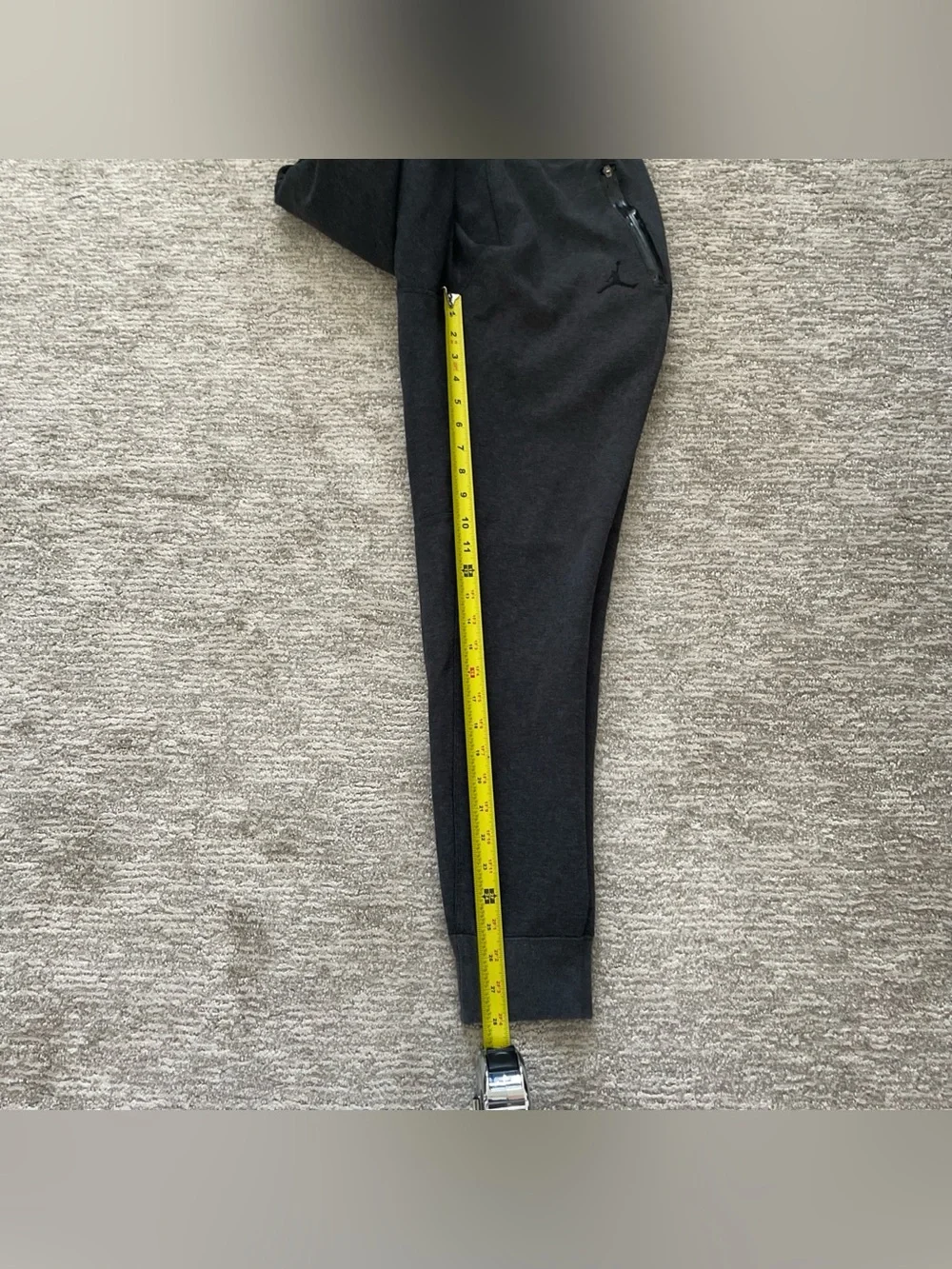 Air Jordan AJ Fleece Joggers Sweatpants Gray Men’s Medium Athleisure Pockets